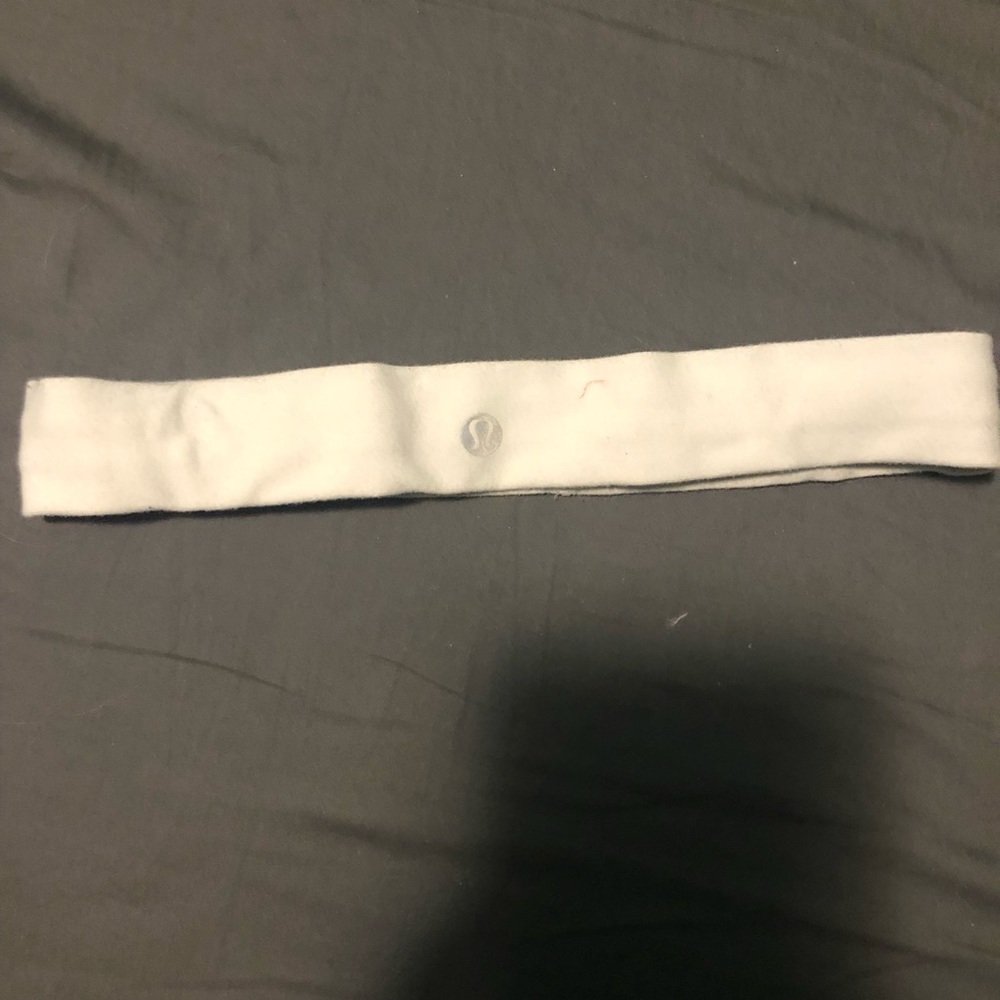 White Cardio Cross Trainer Lululemon Headband